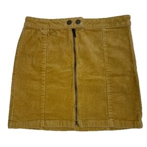 Vintage Y2K Corduroy Mini Skirt Indie Boho Retro Academia Preppy Fall Capsule